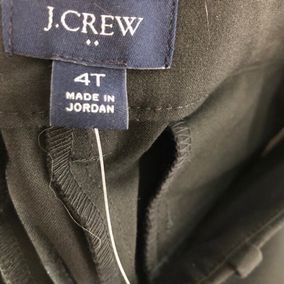 J. Crew Tall Trouser Slim Fit Mid Rise Full Length Pant Black NWT  4 Tall - Picture 6 of 7